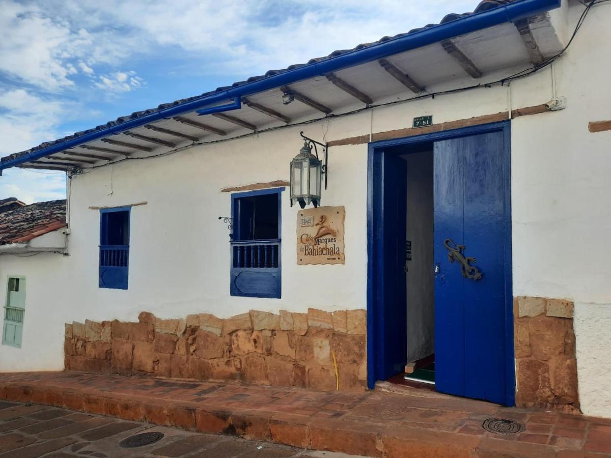 Hotel Casa Del Marquez De Bahichala Barichara Buitenkant foto