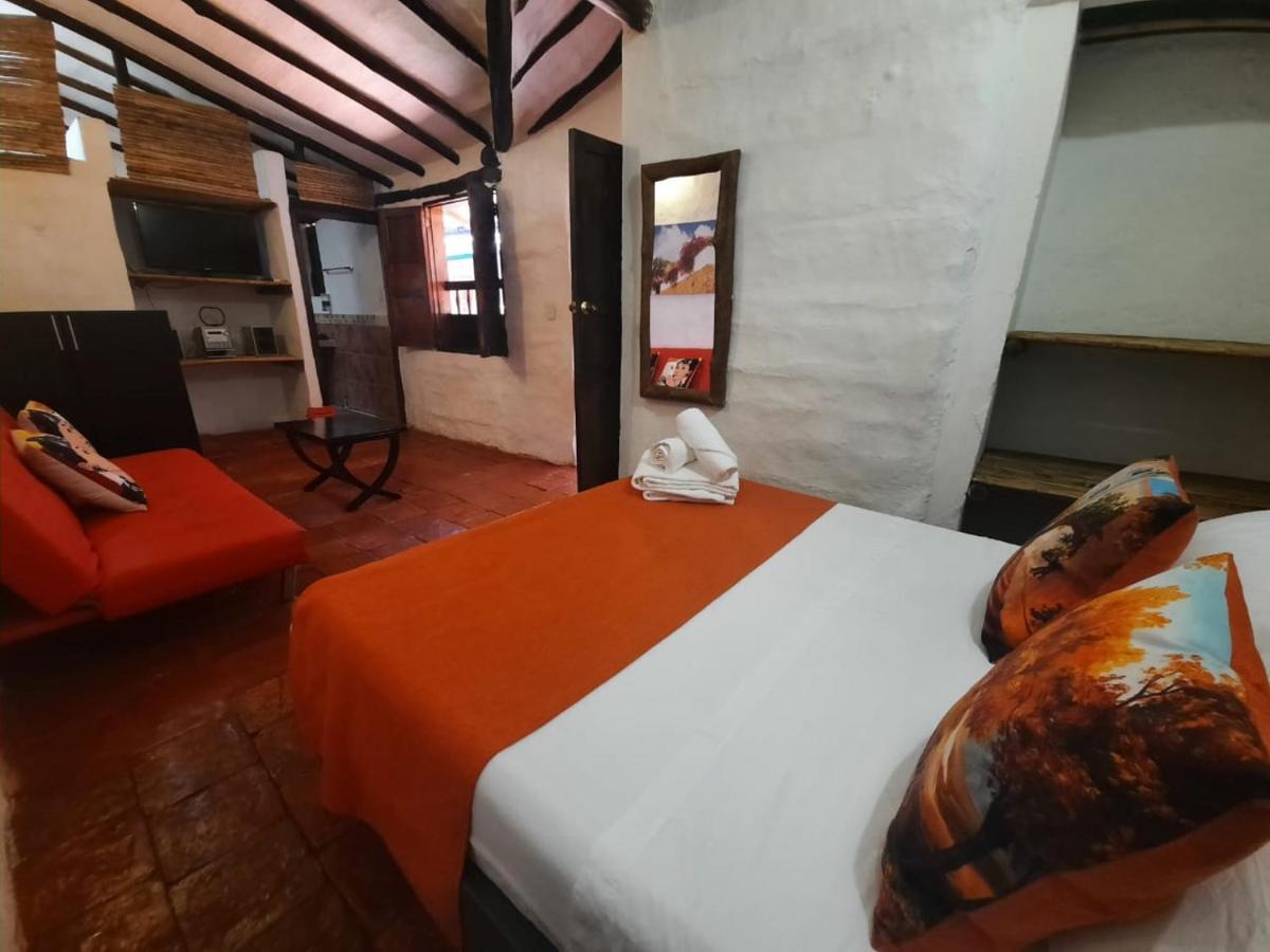 Hotel Casa Del Marquez De Bahichala Barichara Buitenkant foto