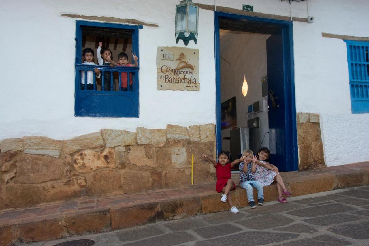 Hotel Casa Del Marquez De Bahichala Barichara Buitenkant foto
